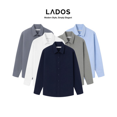 Áo Sơ Mi Nam Regular LADOS-8177 Vải Oxford Premium Cao Cấp, Giữ Form Đẹp, Mềm Mát, Thanh Lịch Công Sở