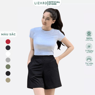  Quần short nữ Lizard chất liệu co giãn thoáng khí dành cho mùa hè - 2SS24SR082 
