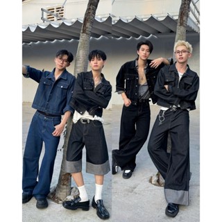 Quần Jean Ver.3 Dài/ Short Jean ver 3-Calem Club Jean Ver 3 Fold Series chất liệu Denim form nam nữ phong cách trẻ trung