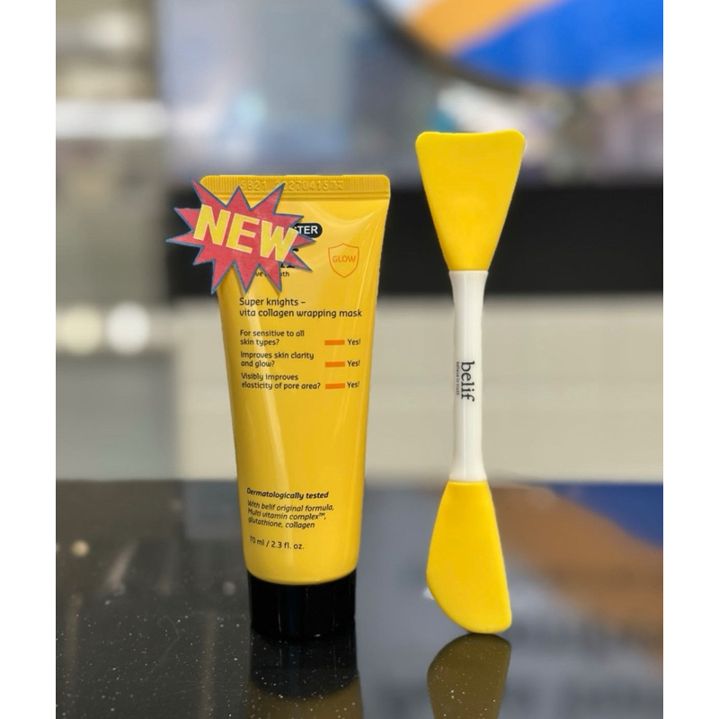 Mặt nạ Belief Super Knights Vita Collagen 70ml+kèm cọ