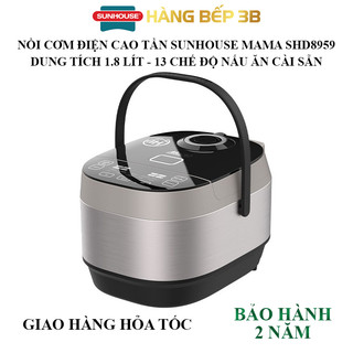  Nồi cơm điện cao tần 1.8 lít Sunhouse Mama SHD8959 - Bảo hành chính hãng 24 tháng 