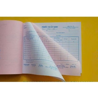 Phiếu xuất kho 2 liên A5 16x20cm