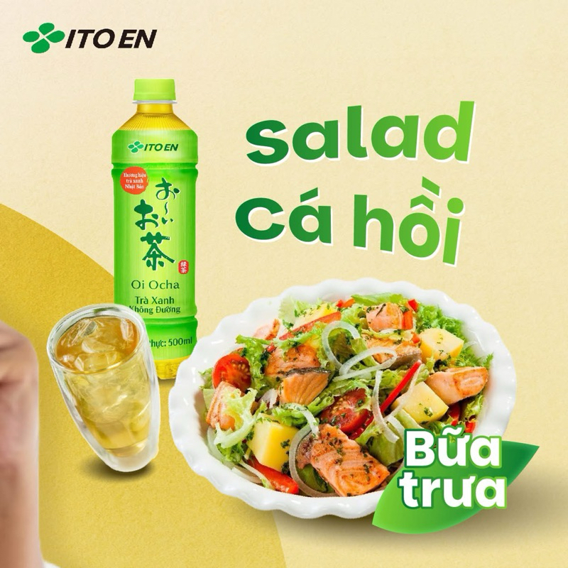 Trà xanh Itoen Nhật Bản không đường ( chai )