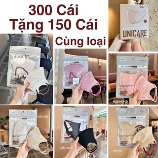 [Giá Sỉ 300 Cái Tặng 150 Cái] Khẩu trang 6D PRO UNICARE, hàng cao cấp chính hãng UNI MASK vnmask
