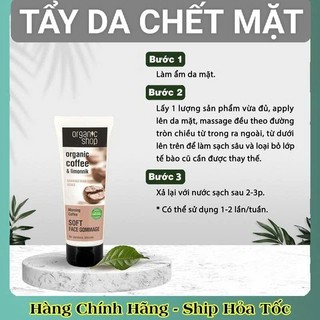 Tẩy da chết mặt Cafe Nga