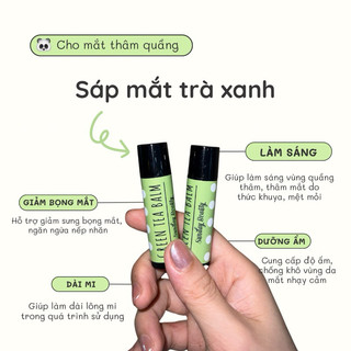 Sáp trà xanh dưỡng mắt