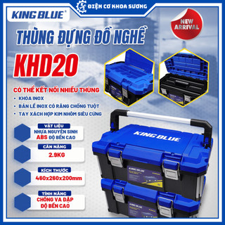 Thùng đựng đồ nghề chống va đập Kingblue KHD20 - Hàng chính hãng