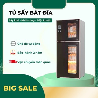 Tủ sấy bát đĩa 2 ngăn cao cấp dung tích từ 138L đến 380L