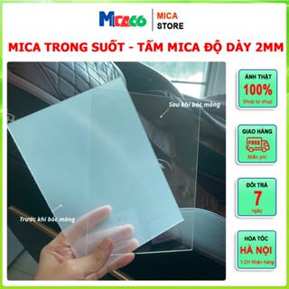 Mica trong suốt, tấm mica 15x21cm, 21x30cm, 30x42cm - độ dầy 2mm, 3mm - Xuongnhuamica66