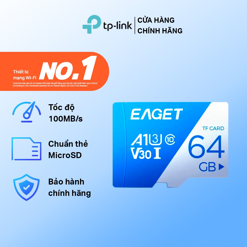 [BH 3 năm] Thẻ Nhớ Eaget/Lexar/Hiksemi microSD 32GB / 64GB / 128GB / 256GB Cho Camera