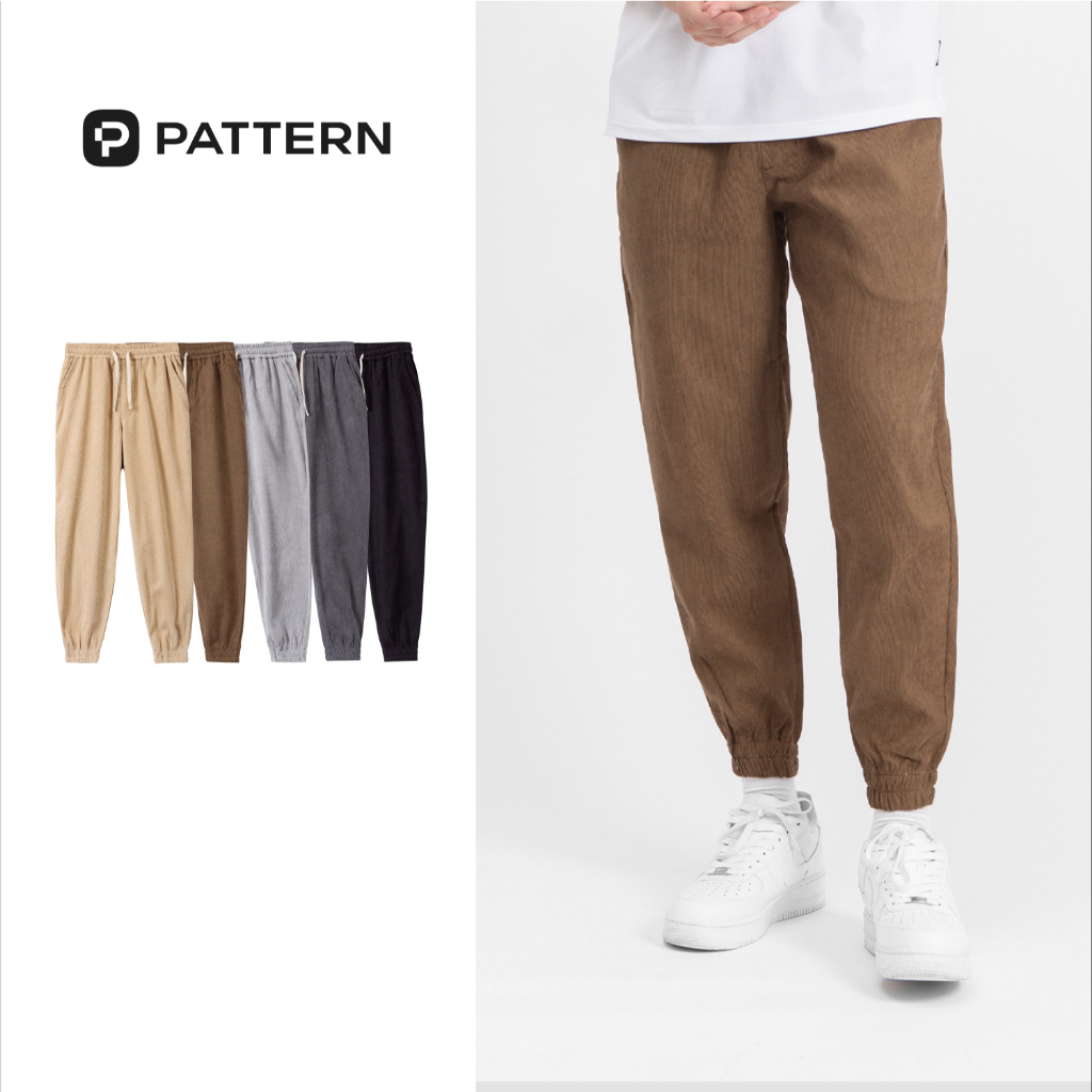 Quần Jogger nhung tăm PATTERN 5 màu PQ011