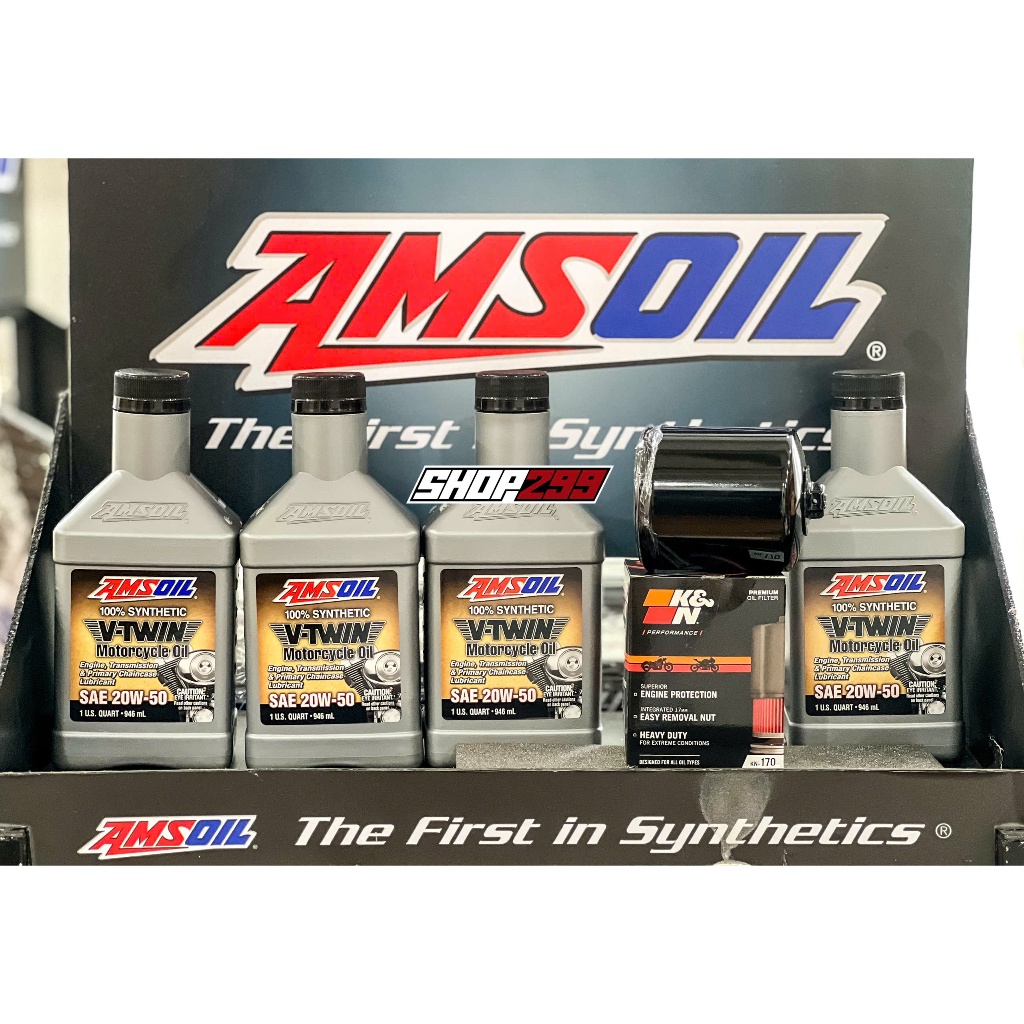 Amsoil Kit Thay Nhớt Cho Harley Davidson