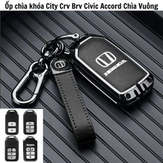 Ốp Chìa Khóa City CRV Civic Accord Brio – Bao Da City RS Hợp Kim Cao Cấp Chống Trầy Xước