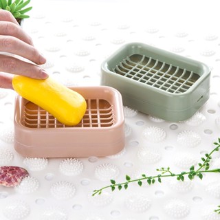 Khay đựng xà phòng Việt Nhật nhà tắm nhà bếp, khay 2 lớp có nắp đậy trong suốt DN435