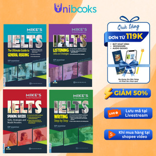 Sách - Trọn Bộ 4 cuốn General Ielts Mike (Combo/lẻ tuỳ chọn)