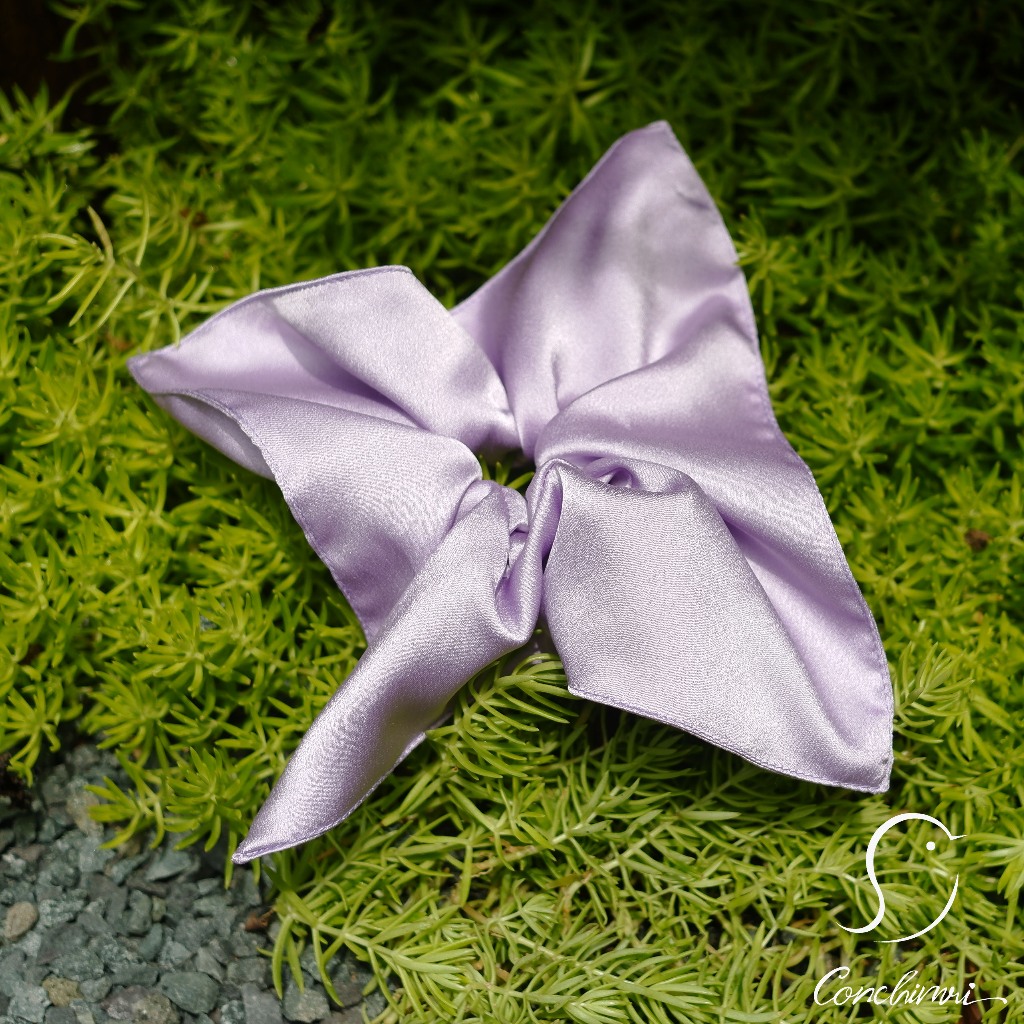 [CỘT TÓC VUÔNG] Scrunchies handmade vuông chất liệu lụa satin mềm mại