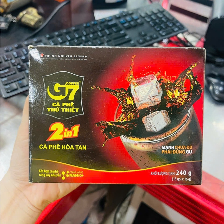 Cà Phê Hòa Tan G7 2in1 Hộp 240g (15 gói x 16g)