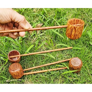 Gáo dừa múc nước, nước tương, chất lỏng,....