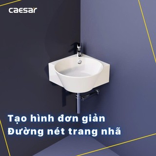 Chậu Rửa Lavabo Treo Góc LF5238 - CAESAR (Hàng Chính Hãng)