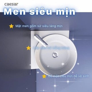 Chậu Rửa Lavabo Treo Góc LF5238 - CAESAR (Hàng Chính Hãng)