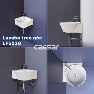Chậu Rửa Lavabo Treo Góc LF5238 - CAESAR (Hàng Chính Hãng)
