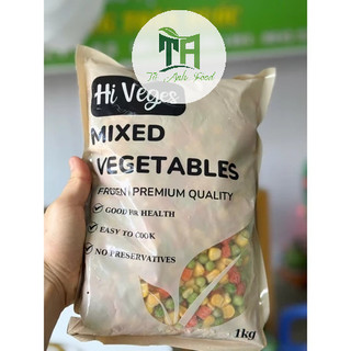 Rau củ hỗn hợp cắt sẵn bịch 1kg (giao tphcm)