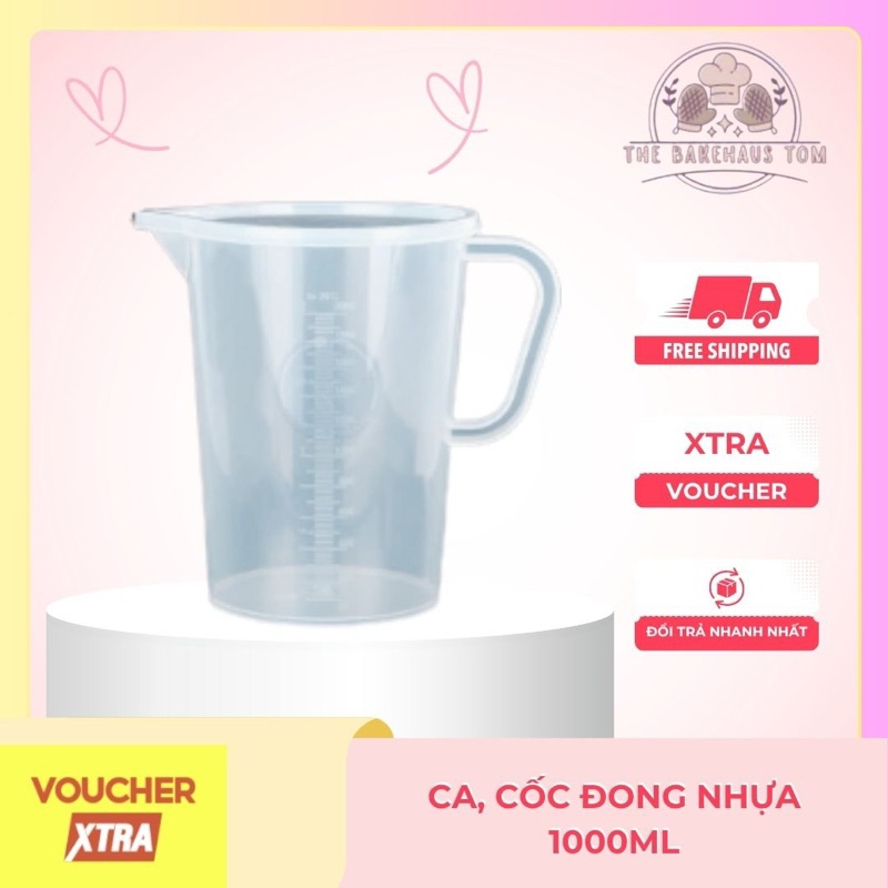 Ca, Cốc đong nhựa 1000ml