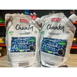  Mứt Chunky Việt Quất Gói 1kg | Thơm Ngon,Ngọt dịu,Hương Vị Độc Đáo 