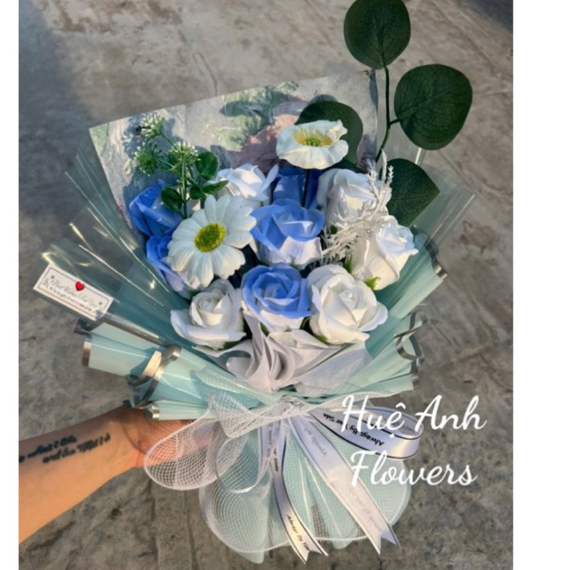 SET HOA SÁP BLUE GALAXY NHÂN TẠO TẶNG NGƯỜI THÂN THƯƠNG(BLUE GALAXY)