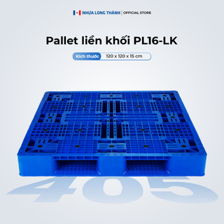 Pallet liền khối NHỰA LONG THÀNH PL16-LK 28 nút chống trượt 120x120x15cm