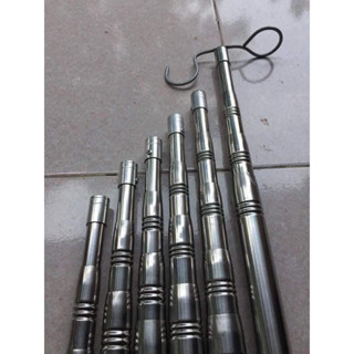 Sào rút inox đa năng - sào inox treo lồng chim đủ kích cỡ tặng kèm 1 móc sào và túi bổi giá rẻ