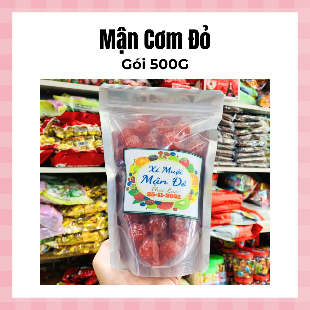 Ô MAI MƠ ĐỎ 500g - Date luôn mới