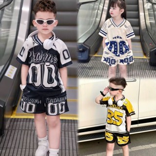 Bonbi Bộ Đồ Quần Áo Bé Trai Boy Phố Phong Cách Mùa Hè In Hình Đáng Yêu Chất Vải Cotton Co Dãn Mềm Mại Thấm Hút Mồ Hôi