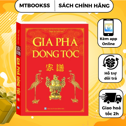Sách - Gia Phả Dòng Tộc (bìa cứng tái bản)