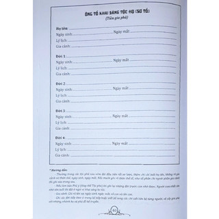 Sách - Gia Phả Dòng Tộc (bìa cứng tái bản)