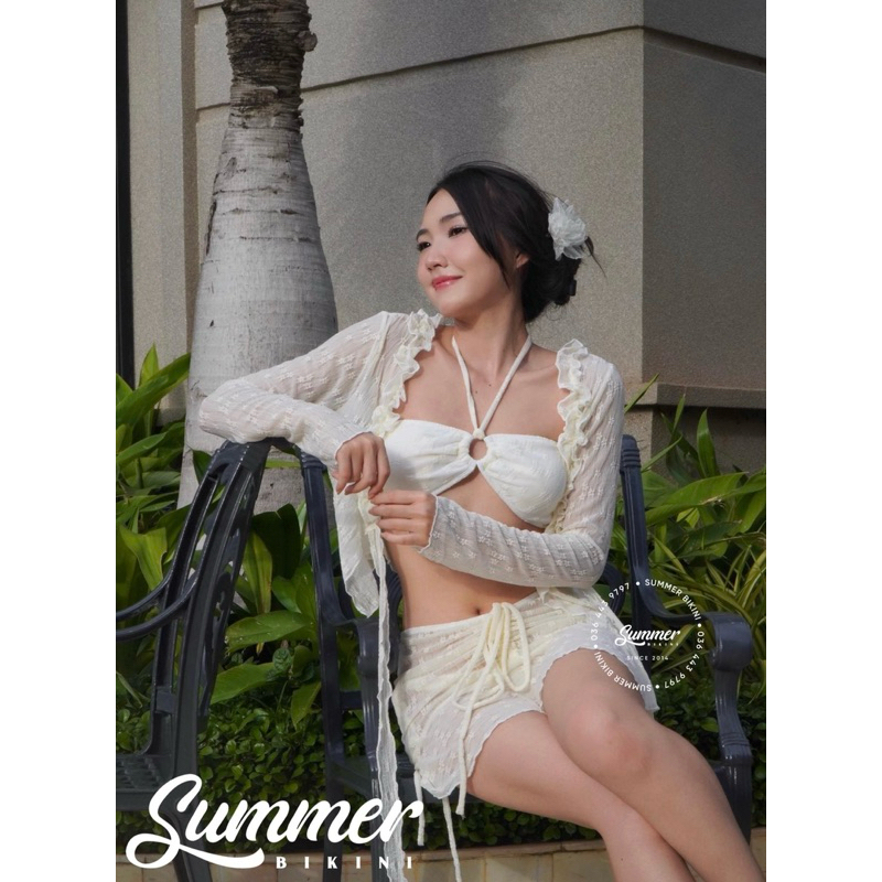 BIKINI Set 4 món quây ngang ren hàng thiết kế [BIKINI SUMMERSHOP]