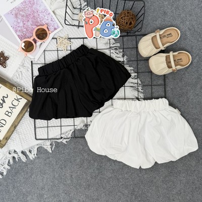 Quần Đùi Cho Bé Gái Dáng Bí Ngô Đáng Yêu, Vải Mềm Mát, Chuẩn Form, Dễ Phối Đồ-SIMEEFA-Pibo Store