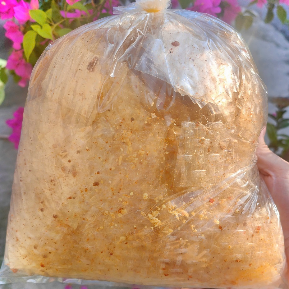 (45k) 500g Bánh Tráng Trộn Hành Phi Dẻo - Snack Ăn Vặt Food
