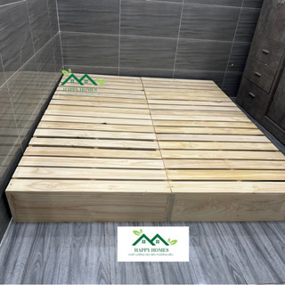 [Giao Hoả Tốc] Giường Ngủ Pallet Hộp Gỗ Thông Nhập Khẩu Chống Mốc gấp gọn nhiều kích thước Cao 10cm.