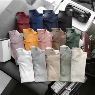 Áo thun Polo Nam bo gân xuất dư form regular suông không ôm, vải pique cotton co giãn , bigsize 100kg - 3bros