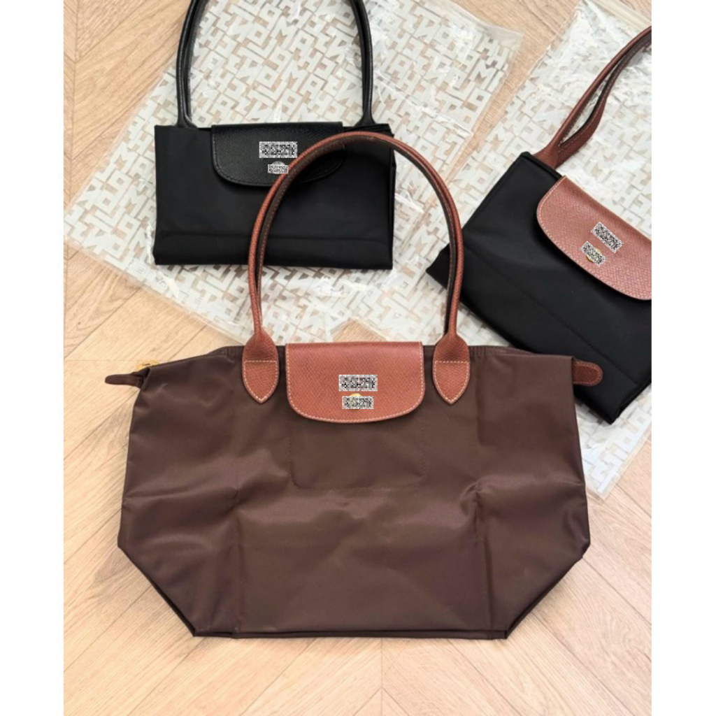 [CHẤT LƯỢNG CAO] Túi Tote LC có thêu logo GẤP GỌN M L cao cấp đi học/ làm - có bán lót túi | BigBuy360 - bigbuy360.vn