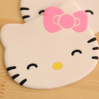 Miếng lót ly hình Hello Kitty siêu dễ thương 🍓🍵