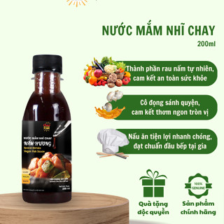 Nước Mắm Nhĩ Chay Ngon Từ Nấm Hương (Không I-ốt) - an toàn cho tuyến giáp