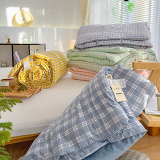 Chăn hè cotton đũi xơ đậu nành mền trần bông mềm mại thoáng mát