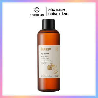 Nước Tẩy Trang Cocoon Winter Melon Micellar Water Chiết Xuất Bí Đao Làm Sạch Da 500ml