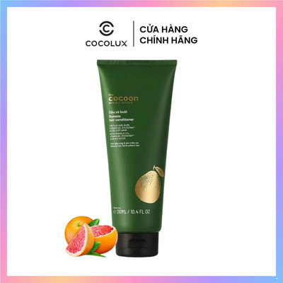 Dầu Xả Bưởi Cocoon 310ml giúp tóc mềm mượt, cải thiện tình trạng gãy rụng tóc