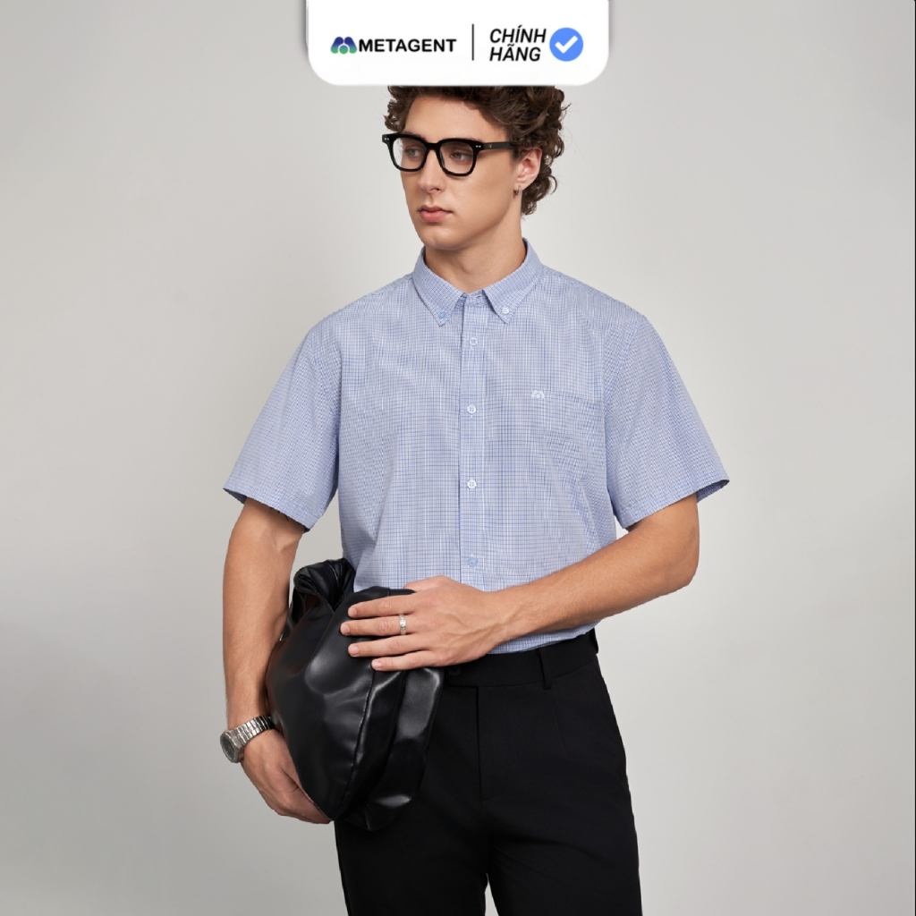 Áo sơ mi nam cổ đức chất liệu BAMBOO cao cấp Metagent MS 16E4339 | BigBuy360 - bigbuy360.vn