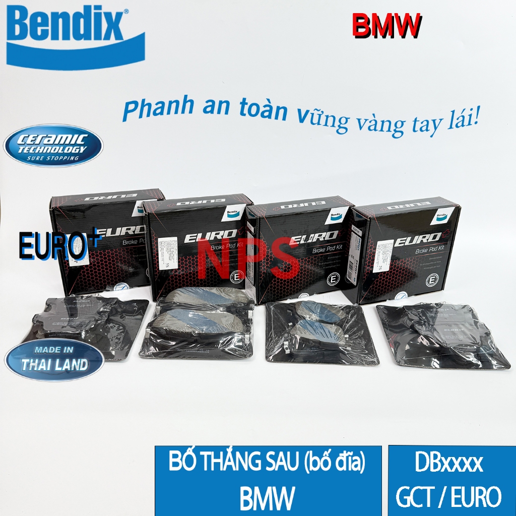 Bố thắng sau (bố đĩa/má phanh) BMW 520i, 523i, 525i, BMW3, 320i, 328i (Bendix)