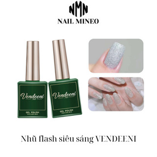 Sơn gel nhũ flash siêu sáng VENDEENI lên màu chuẩn -Phụ kiện đồ nail