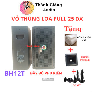 Vỏ Thùng Loa Full 25 DX – và vỏ 25 kp4012,Dành Cho Loa Bass 25cm – Âm Thanh Chuẩn, Gỗ MDF Cao Cấp , Giá 2 Cái